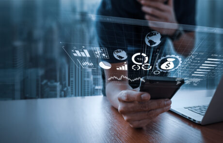 businessman using smartphone investment concept, invest money, business and finance, capital fundraising, dollar loan credit .
